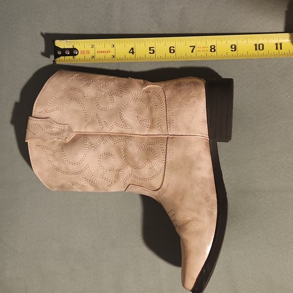 WONDER NATION. SIZE 5. Metallic Western Boots - Picture 7 of 8